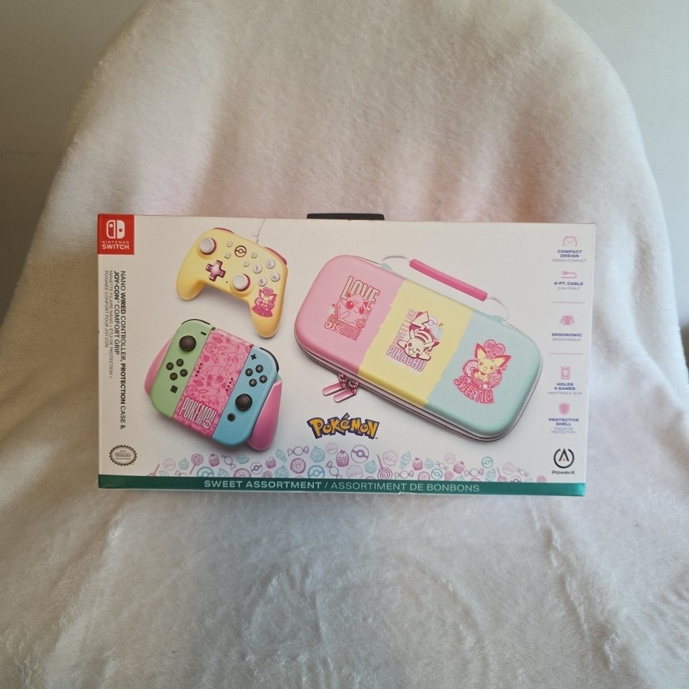 PowerA Pokémon Nintendo‎ Switch Accessory Kit – Case, Controller, Joy-Con Grip - Picture 2 of 4